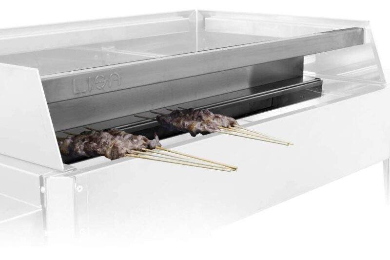 Il kit accessorio per arrosticini abruzzesi è un prodotto che trasforma il vostro barbecue etna o etna maxi in una vera e propria fornacella per arrosticini.